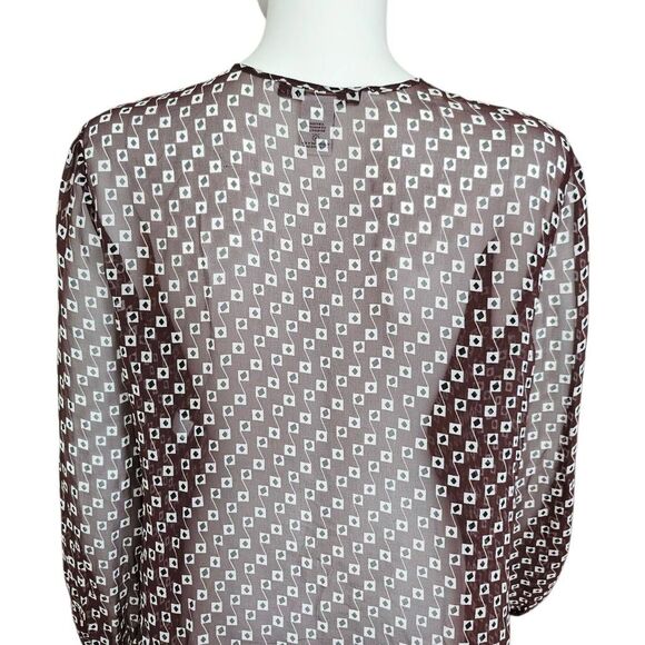 diane von furstenberg silk blouse - Picture 6 of 8